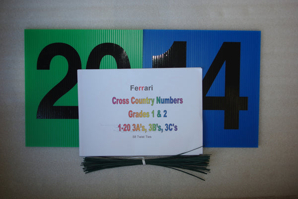 Ferrari Cross Country Numbers